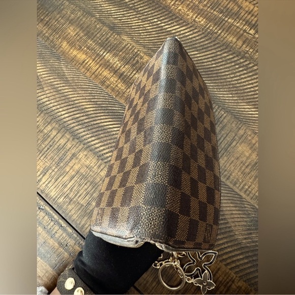 Louis Vuitton DAMIER full zip long wallet brown preloved will fit cell phone - Picture 14 of 17